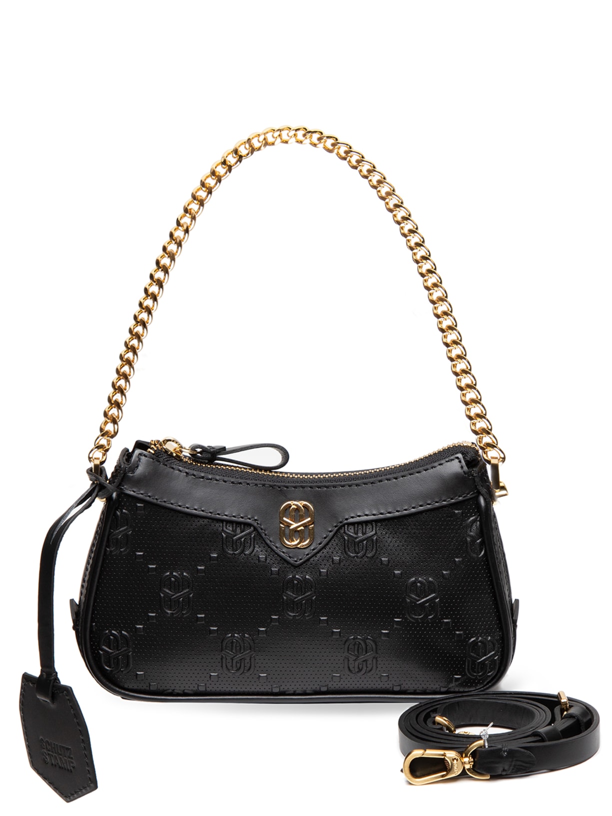 Bolsa Feminina Pequena Com Corrente - Preto