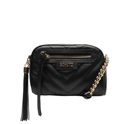Bolsa Feminina Pequena Couro - Preto 