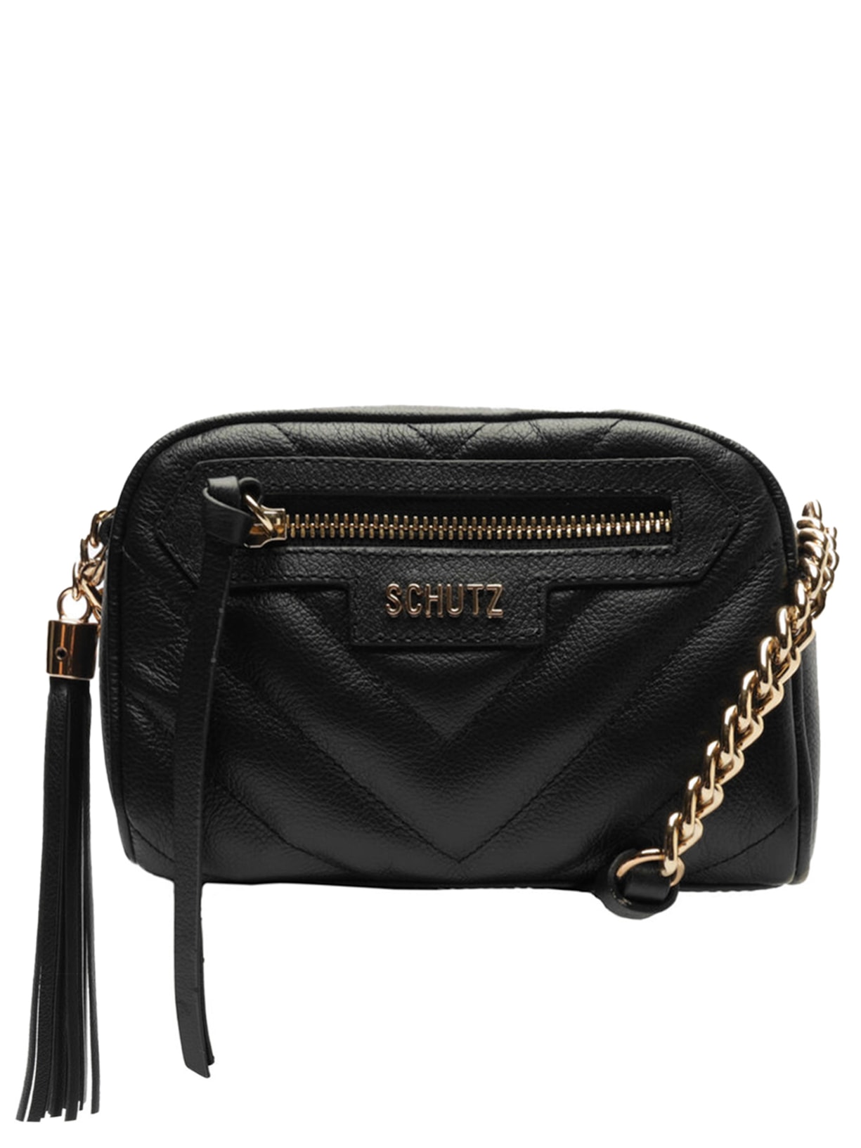 Bolsa Feminina Pequena Couro - Preto