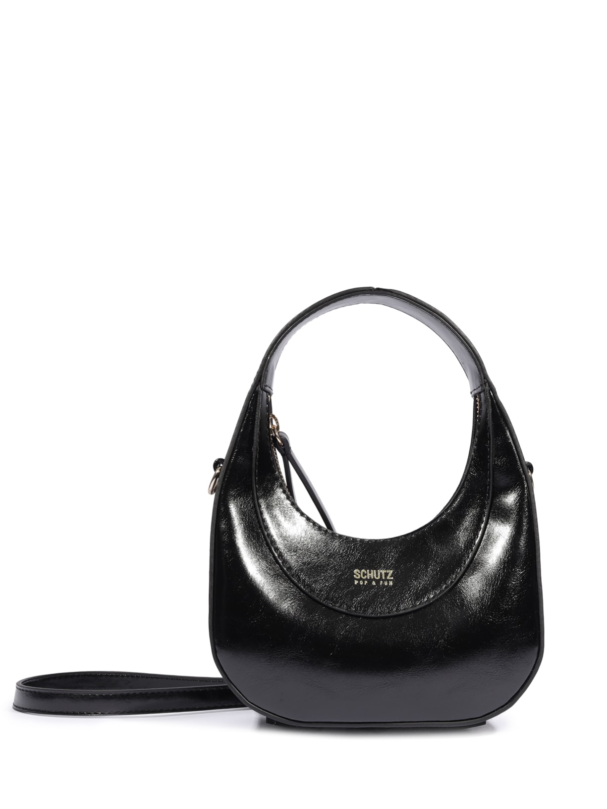Bolsa Feminina Pequena Couro - Preto