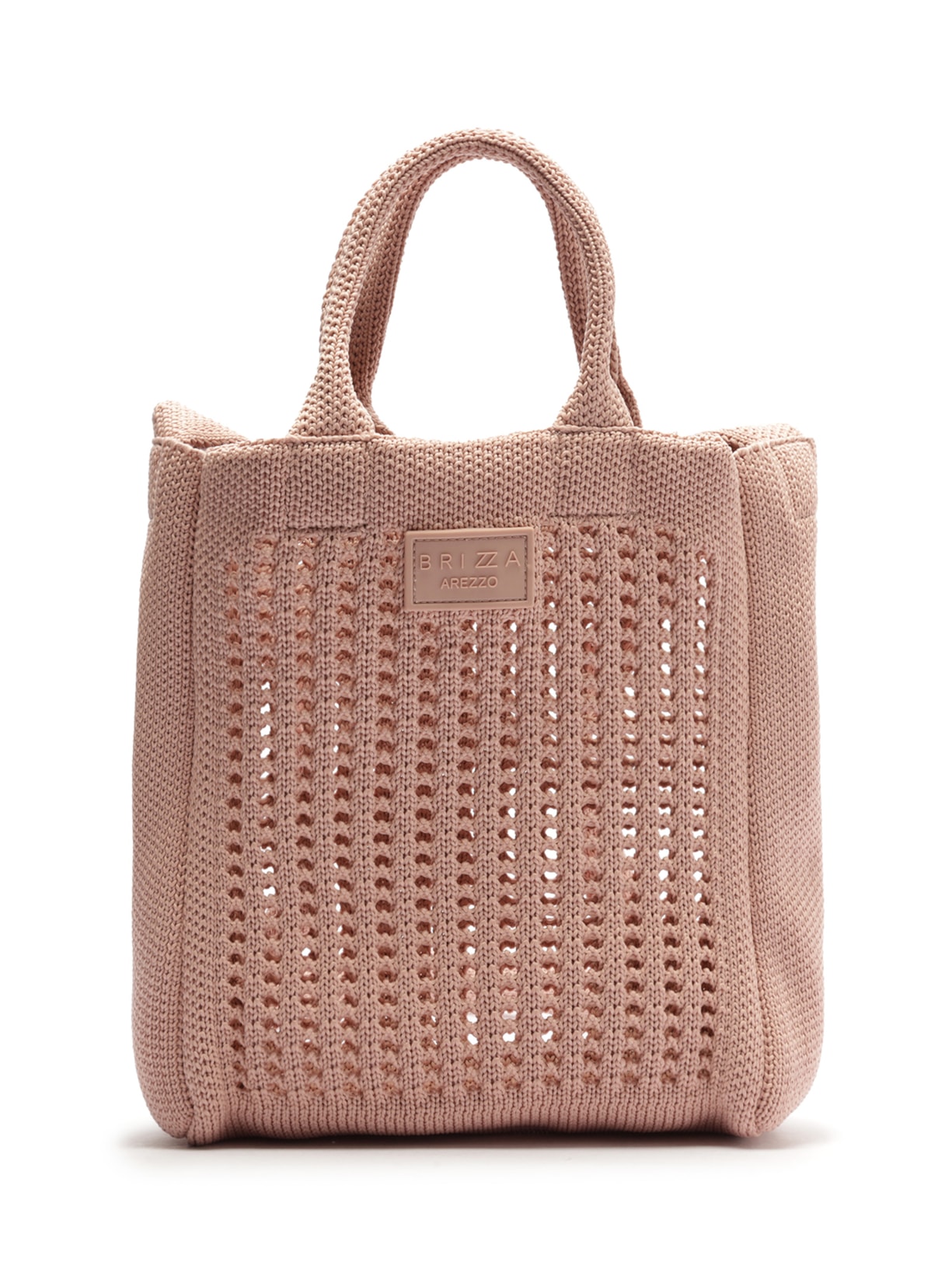 Bolsa Feminina Pequena Crochê Fosco - Rosa