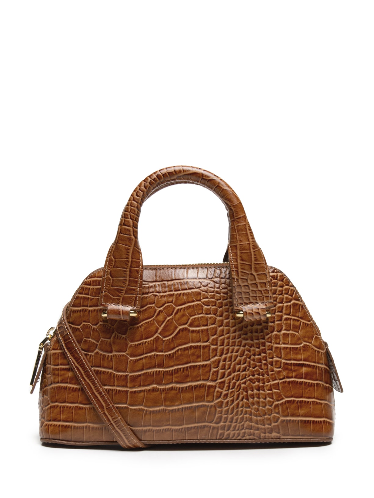 Bolsa Feminina Pequena Croco Dacar - Marrom