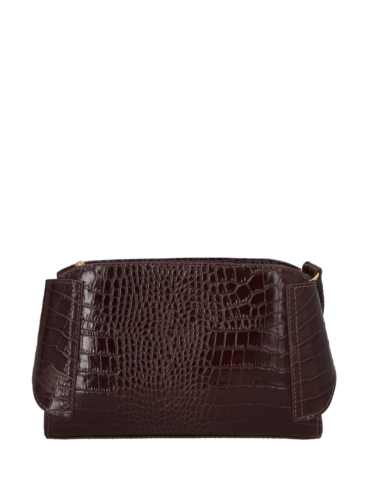 Bolsa Feminina Pequena Em Couro Marrom Luiza Barcelos