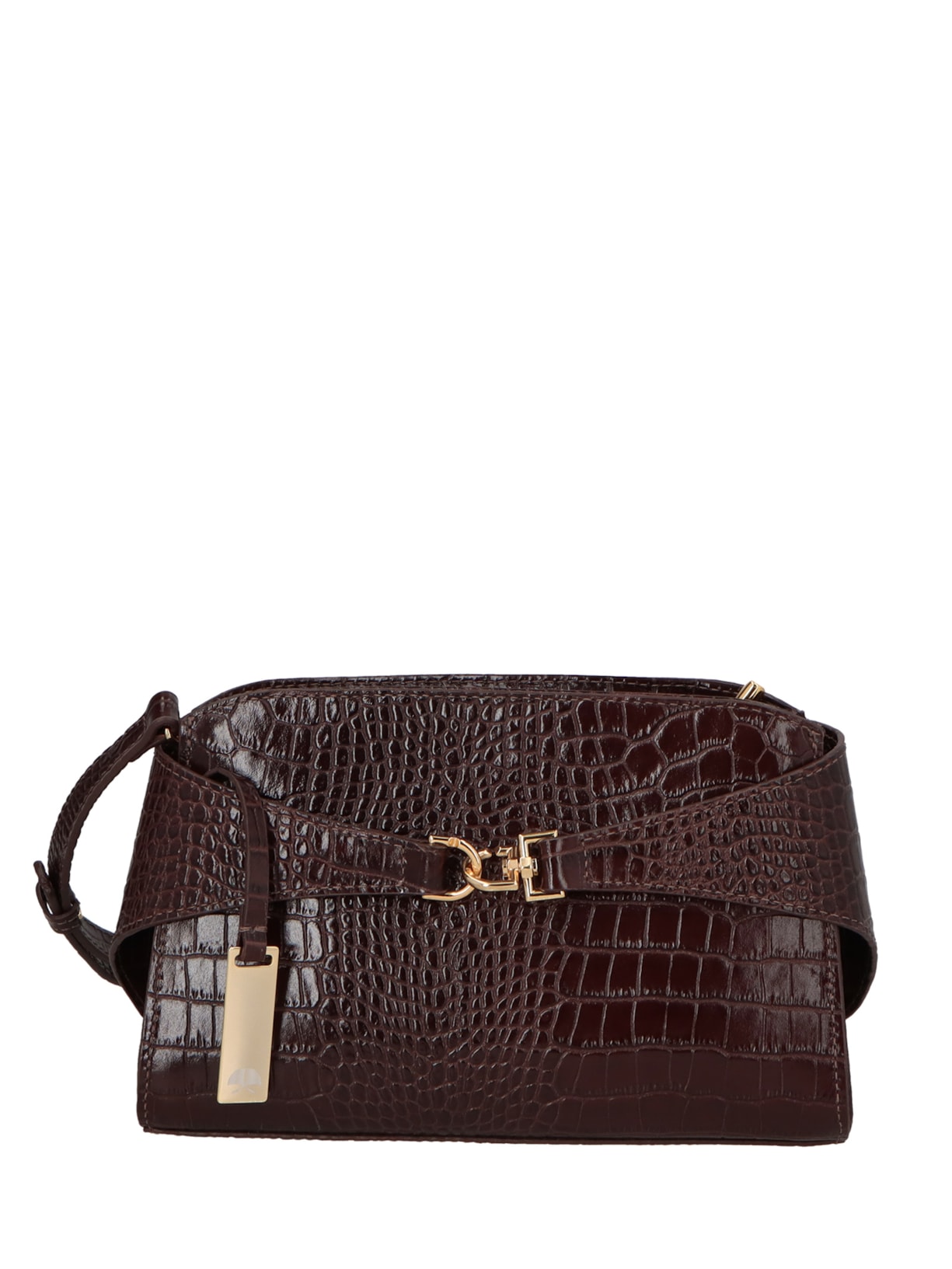 Bolsa Feminina Pequena Em Couro - Marrom