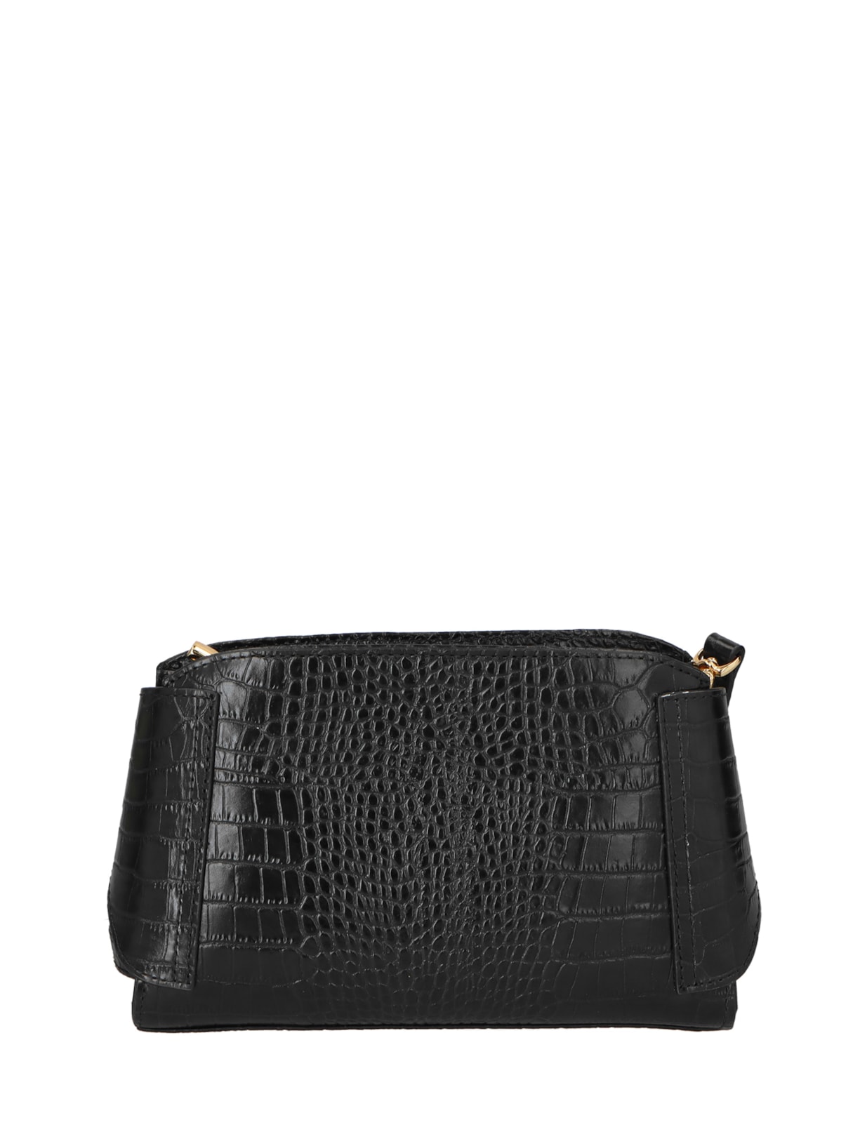 Bolsa Feminina Pequena Em Couro Preto Luiza Barcelos