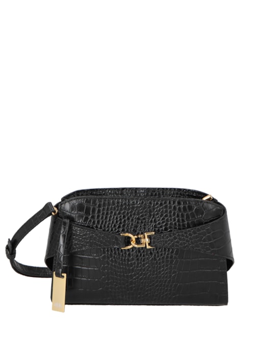 Bolsa Feminina Pequena Em Couro - Preto