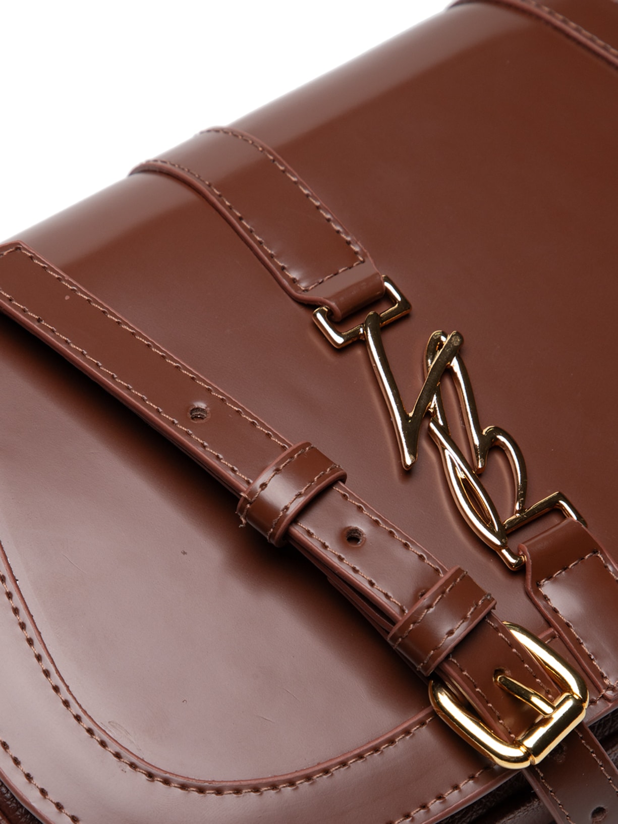 Bolsa Feminina Pequena Estruturada Marrom Luiza Barcelos