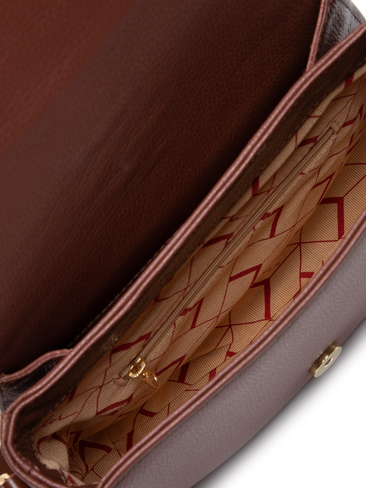 Bolsa Feminina Pequena Estruturada Marrom Luiza Barcelos