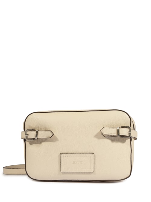 Bolsa Feminina Pequena Fivelas - Branco