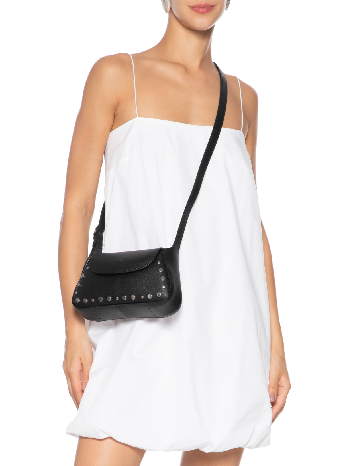 Bolsa Feminina Pequena Floa Sof Preto Arezzo