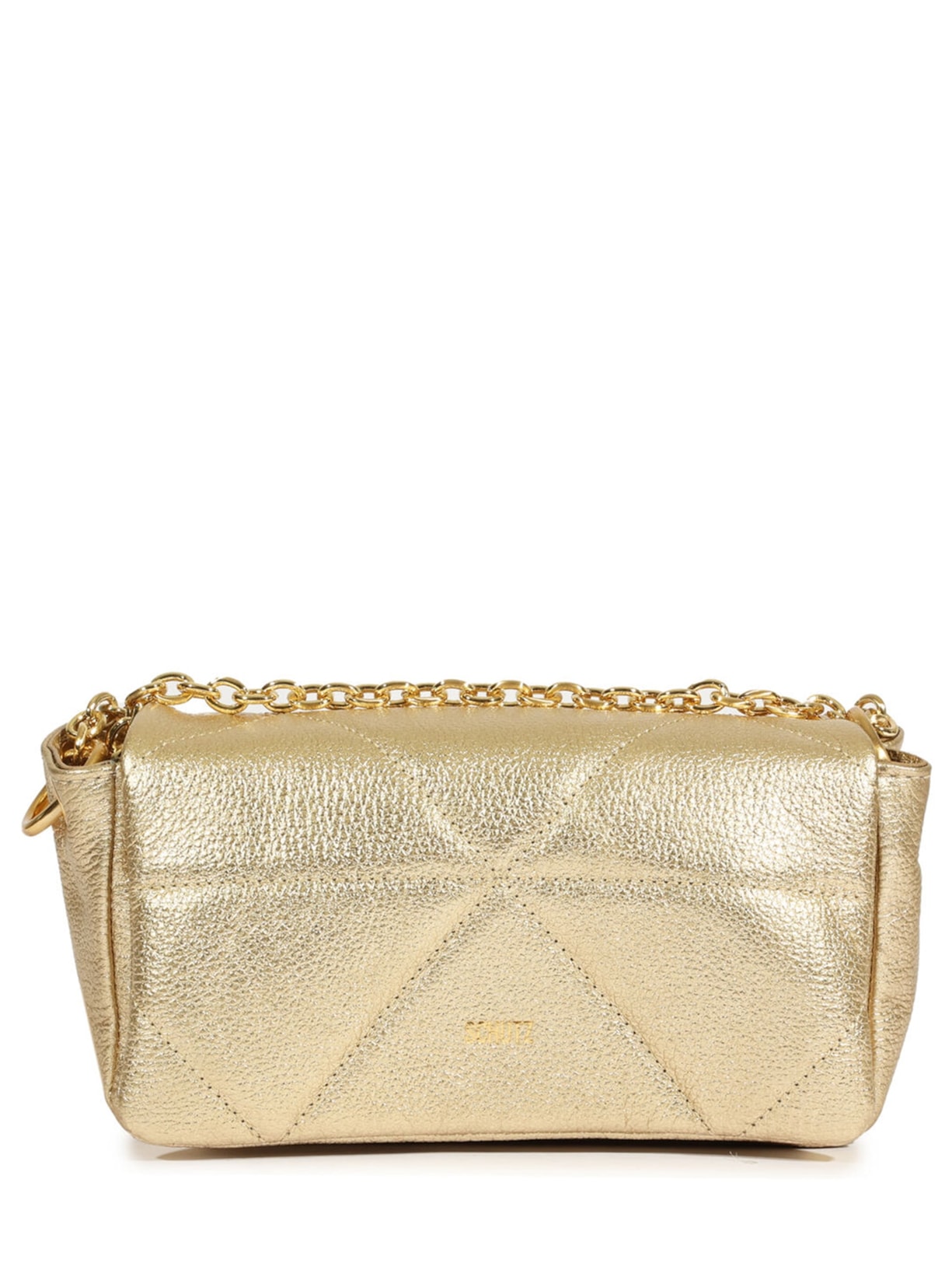 Bolsa Feminina Pequena Floater Smooth - Dourado