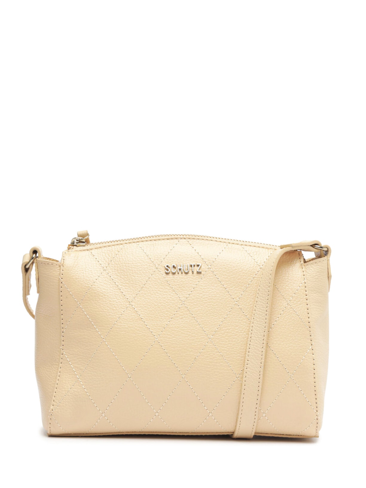 Bolsa Feminina Pequena Floather Smooth - Bege