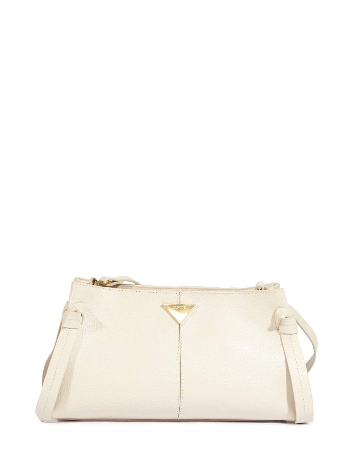 Bolsa Feminina Pequena Gilian Couro - Branco