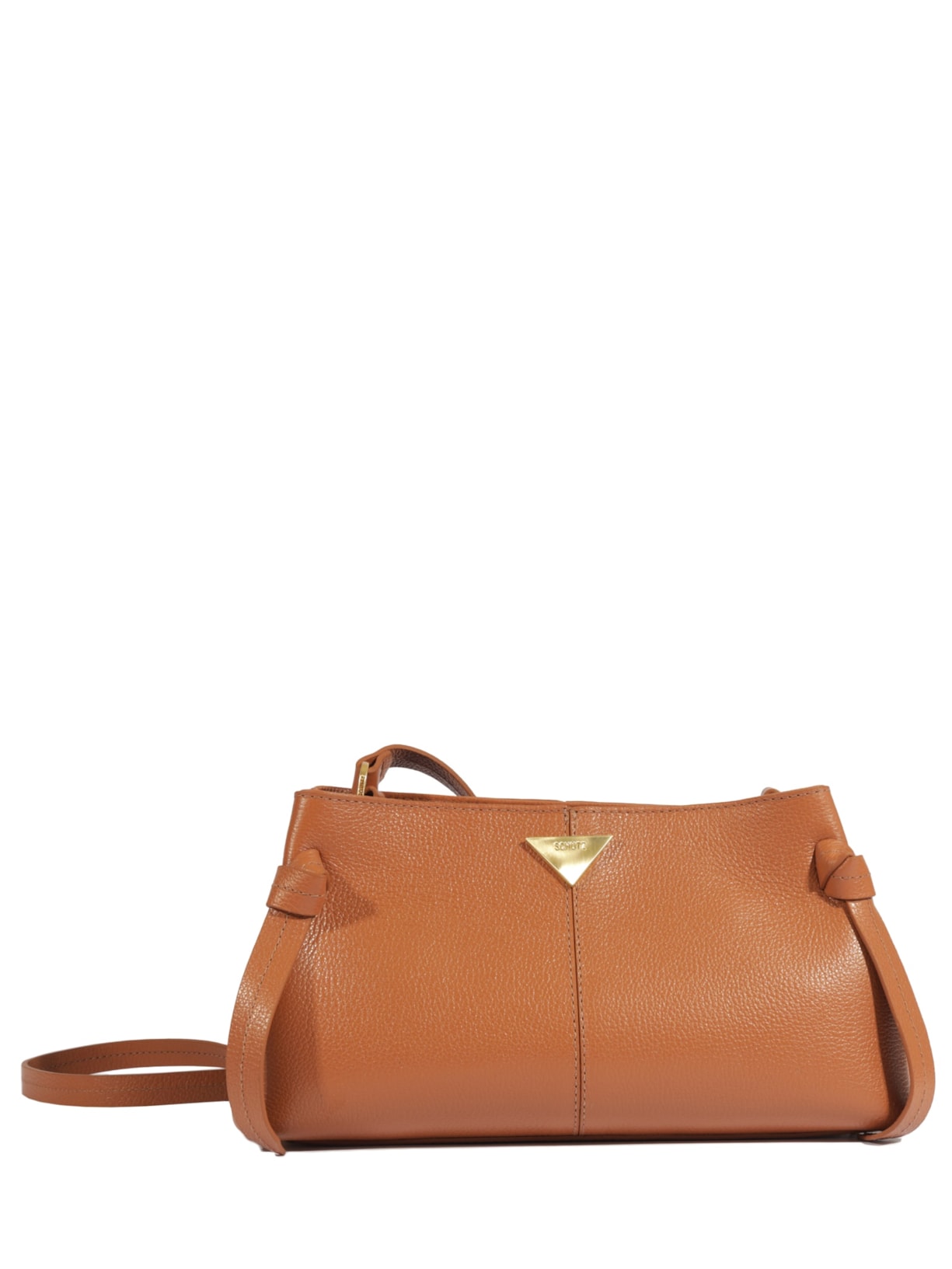 Bolsa Feminina Pequena Gilian Couro - Marrom