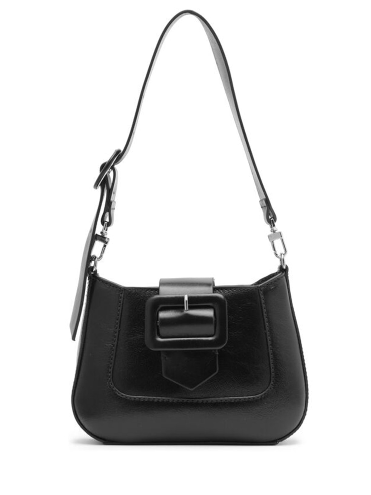 Bolsa Feminina Pequena Heritage Couro - Preto