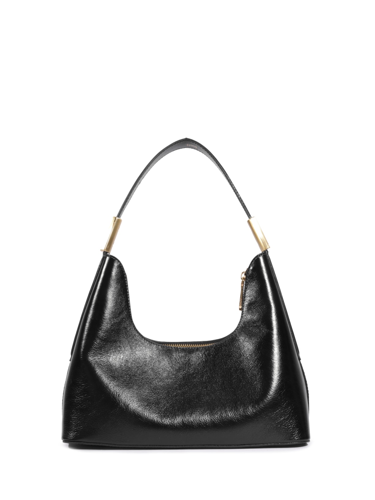 Bolsa Feminina Pequena Hobo Tiracolo Couro Preto Schutz