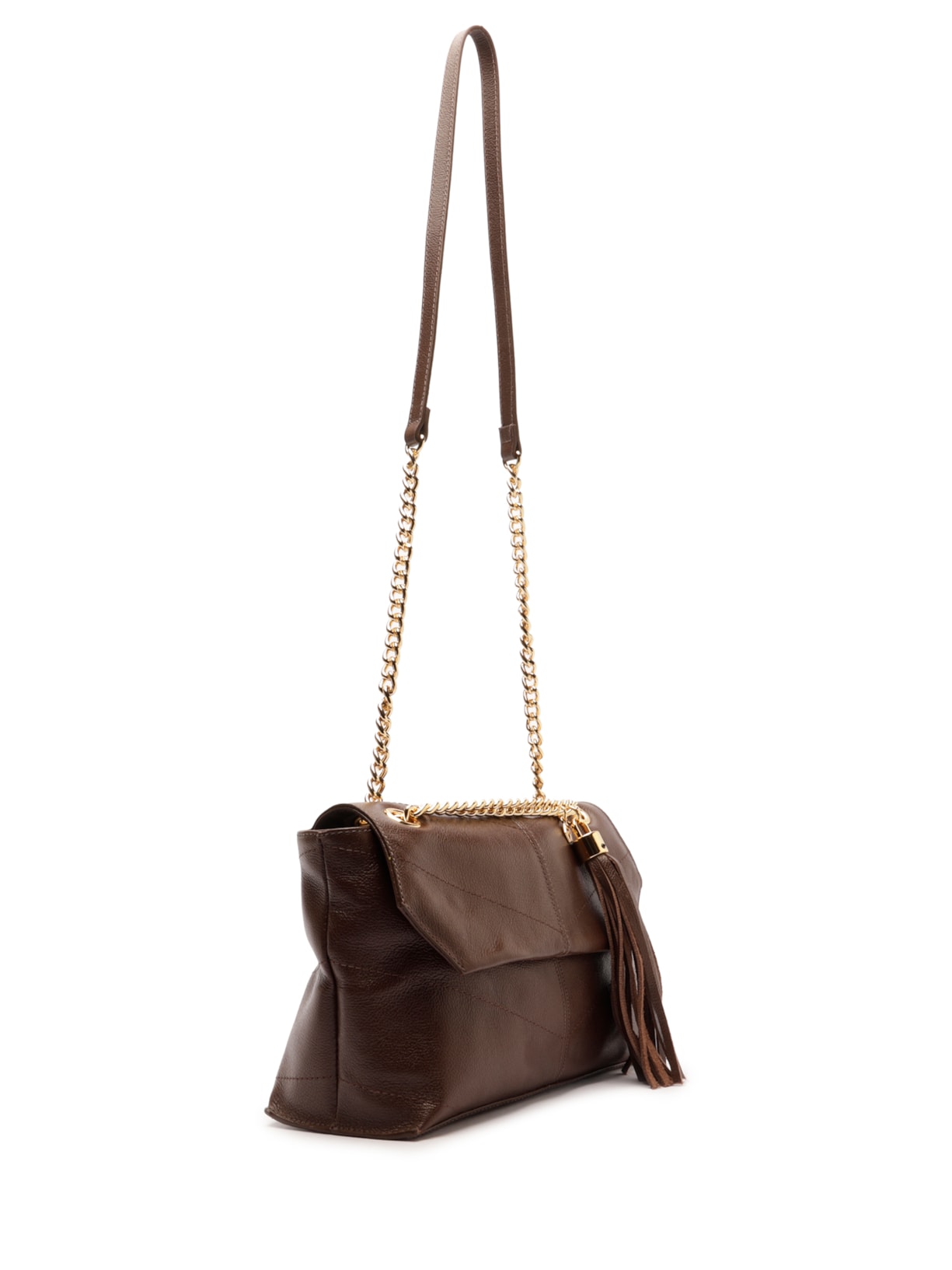 Bolsa Feminina Pequena Leather Glove Marrom Arezzo