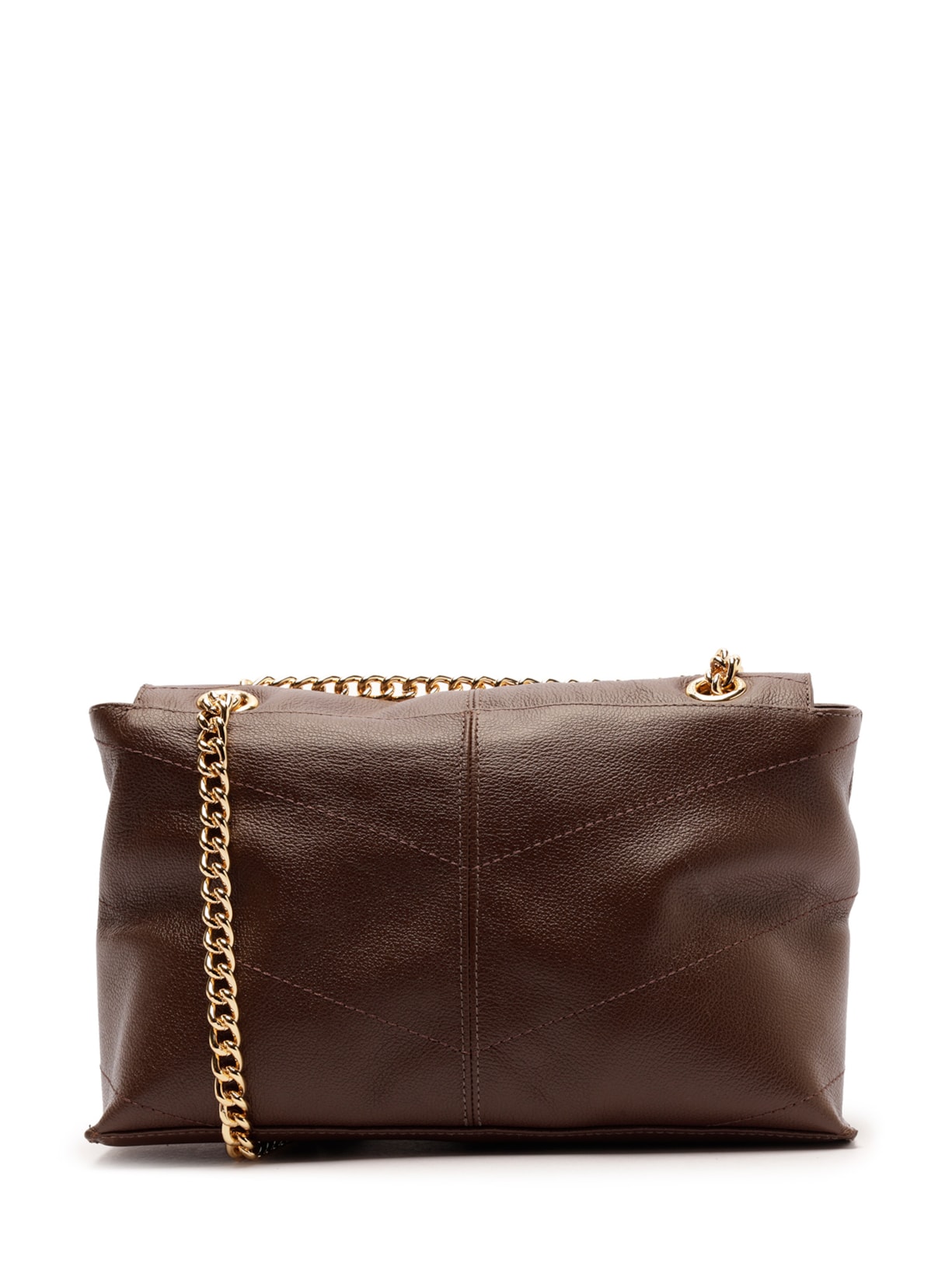 Bolsa Feminina Pequena Leather Glove Marrom Arezzo