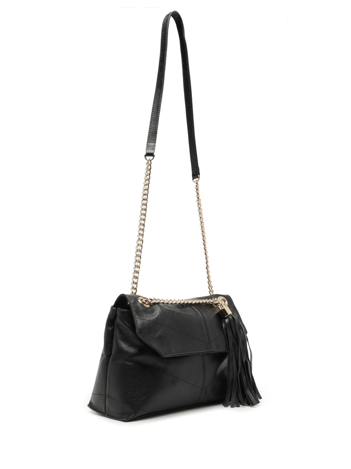 Bolsa Feminina Pequena Leather Glove Preto Arezzo