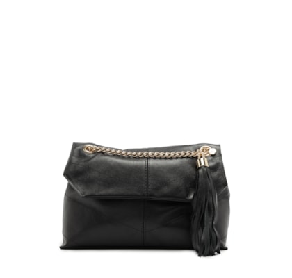 Bolsa Feminina Pequena Leather Glove - Preto