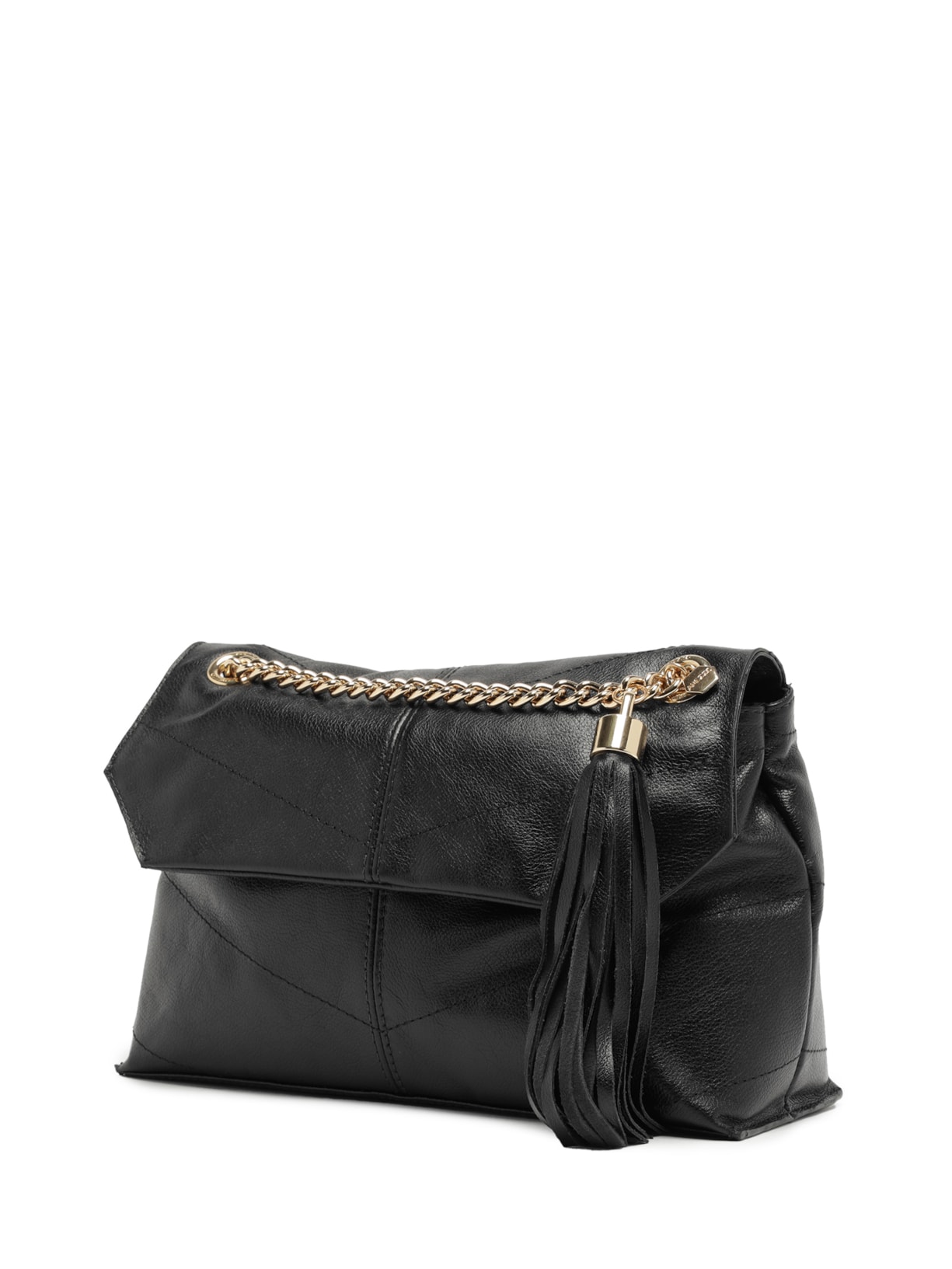 Bolsa Feminina Pequena Leather Glove Preto Arezzo