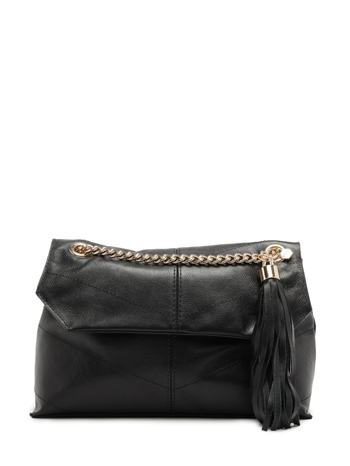 Bolsa Feminina Pequena Leather Glove - Preto
