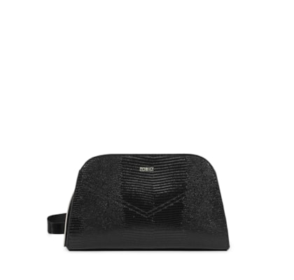 Bolsa Feminina Pequena Lizard Tecno - Preto