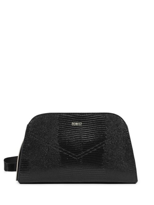Bolsa Feminina Pequena Lizard Tecno - Preto
