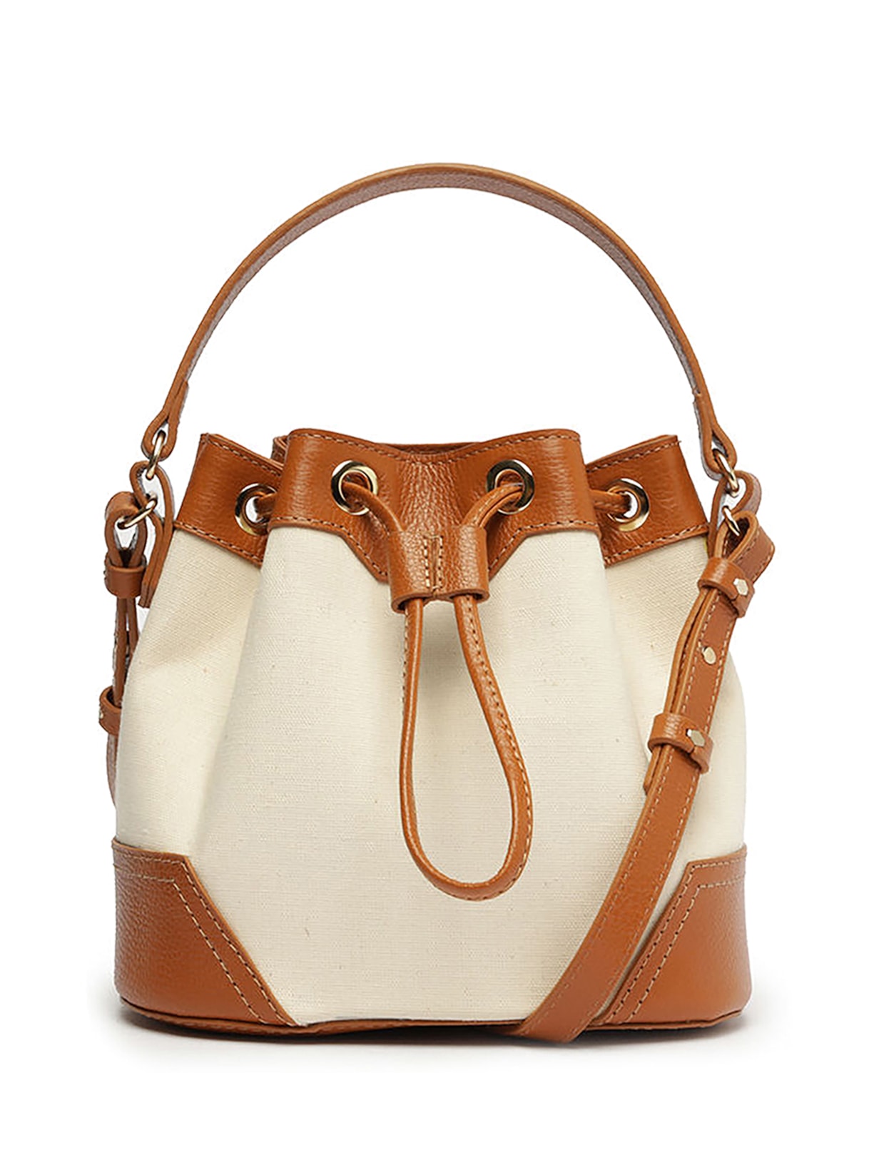 Bolsa Feminina Pequena Lona - Bege