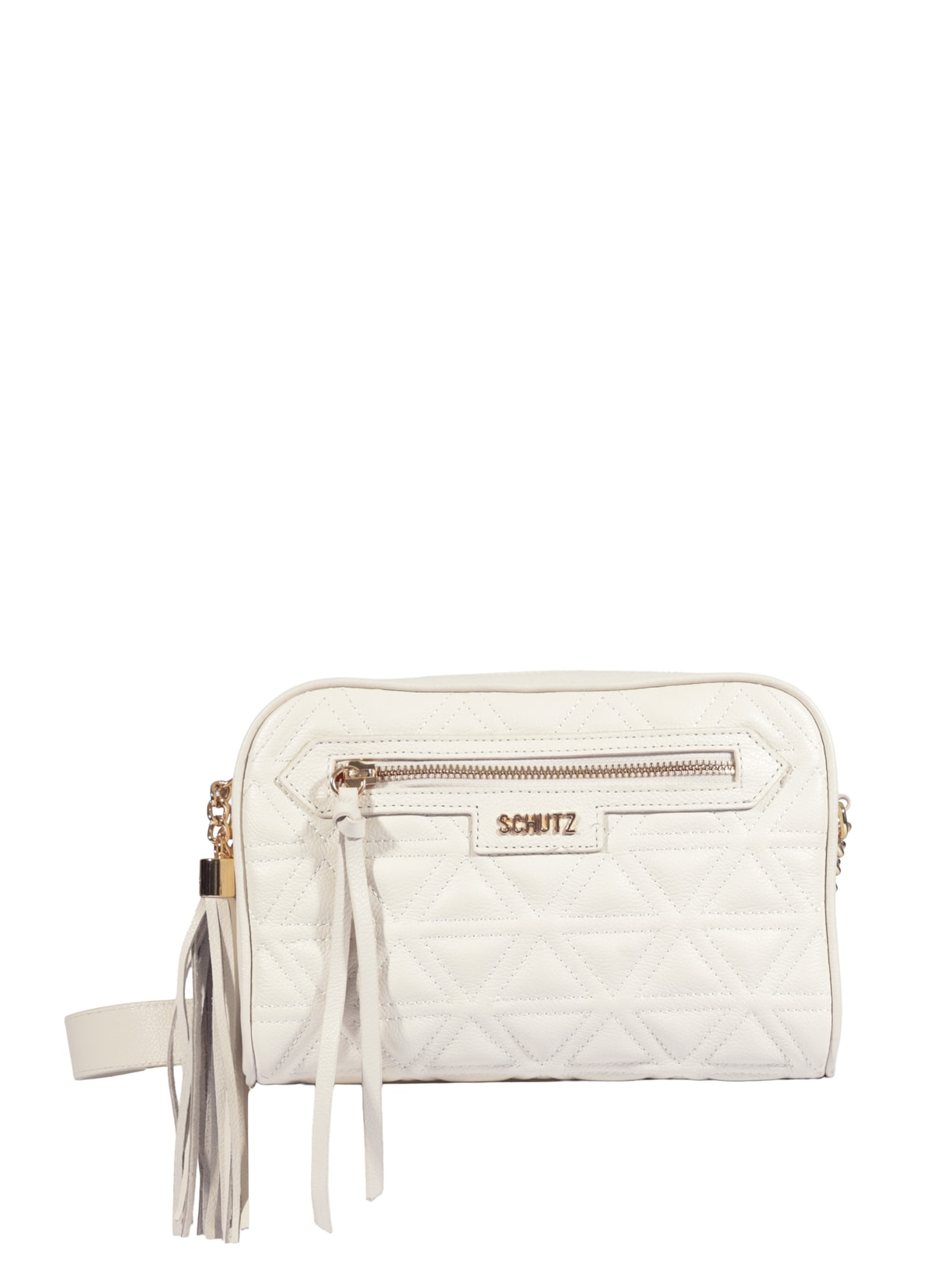 Bolsa Feminina Pequena Matelassê - Branco