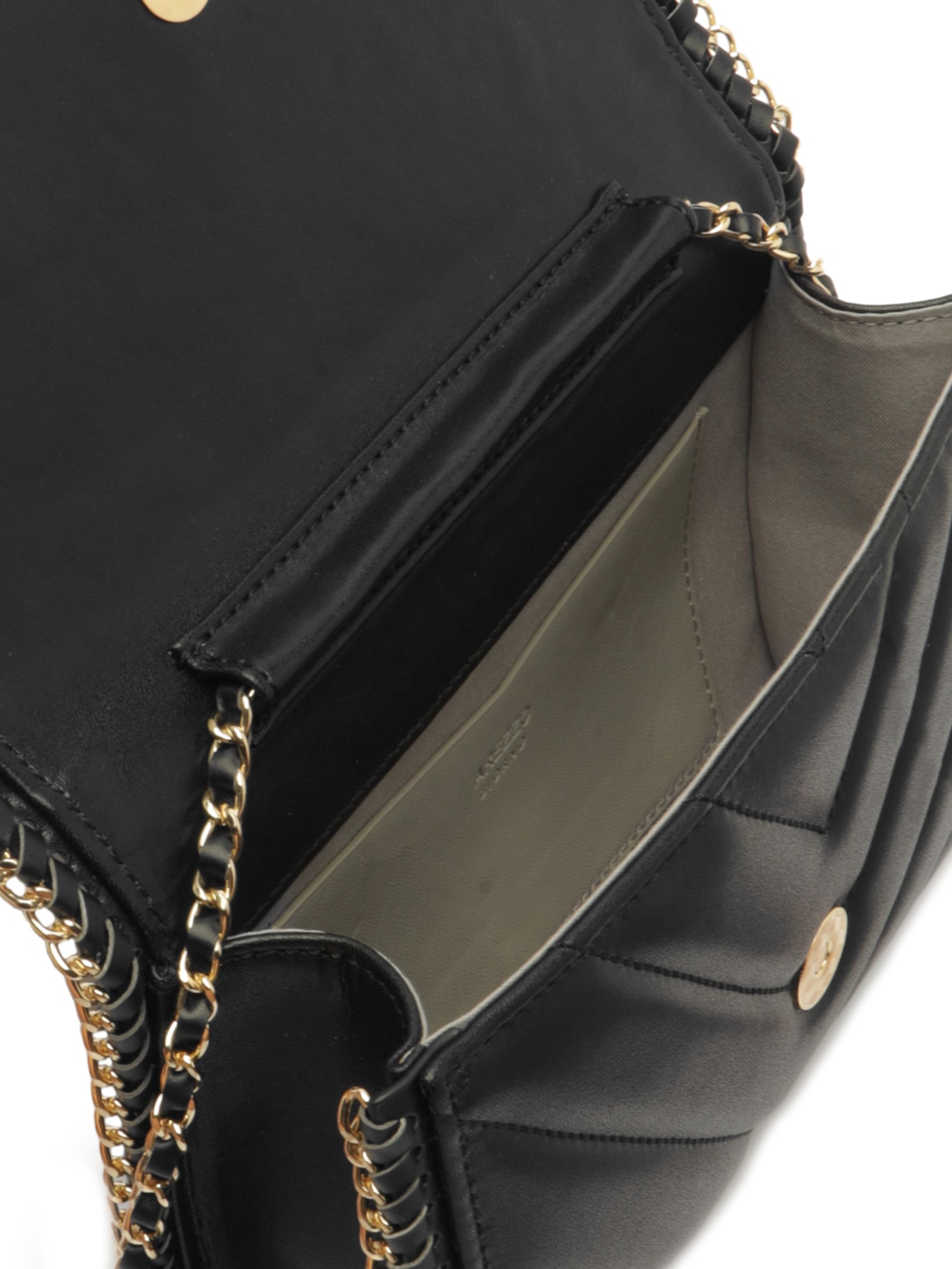 Bolsa Feminina Pequena Matelassê Corrente Preto Arezzo