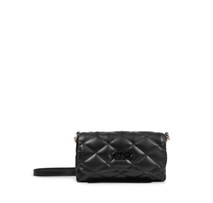 Bolsa Feminina Pequena Matelassê - Preto