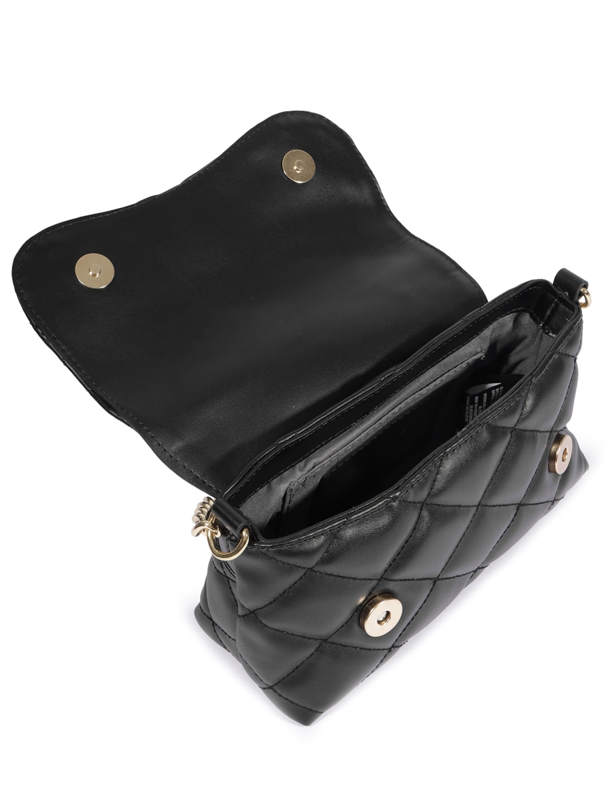 Bolsa Feminina Pequena Matelassê Preto Schutz