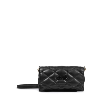 Bolsa Feminina Pequena Matelassê - Preto