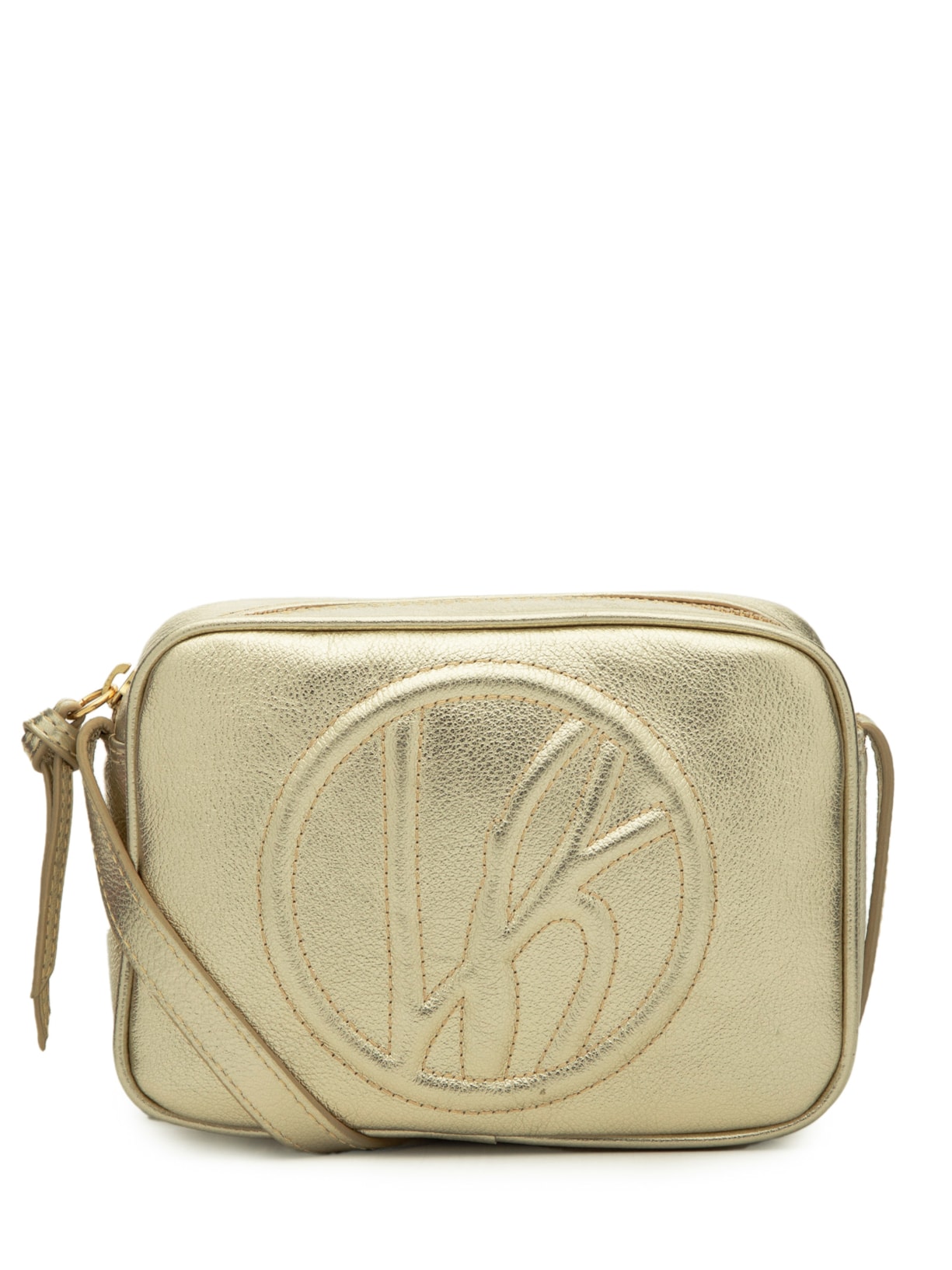 Bolsa Feminina Pequena Metal - Dourado