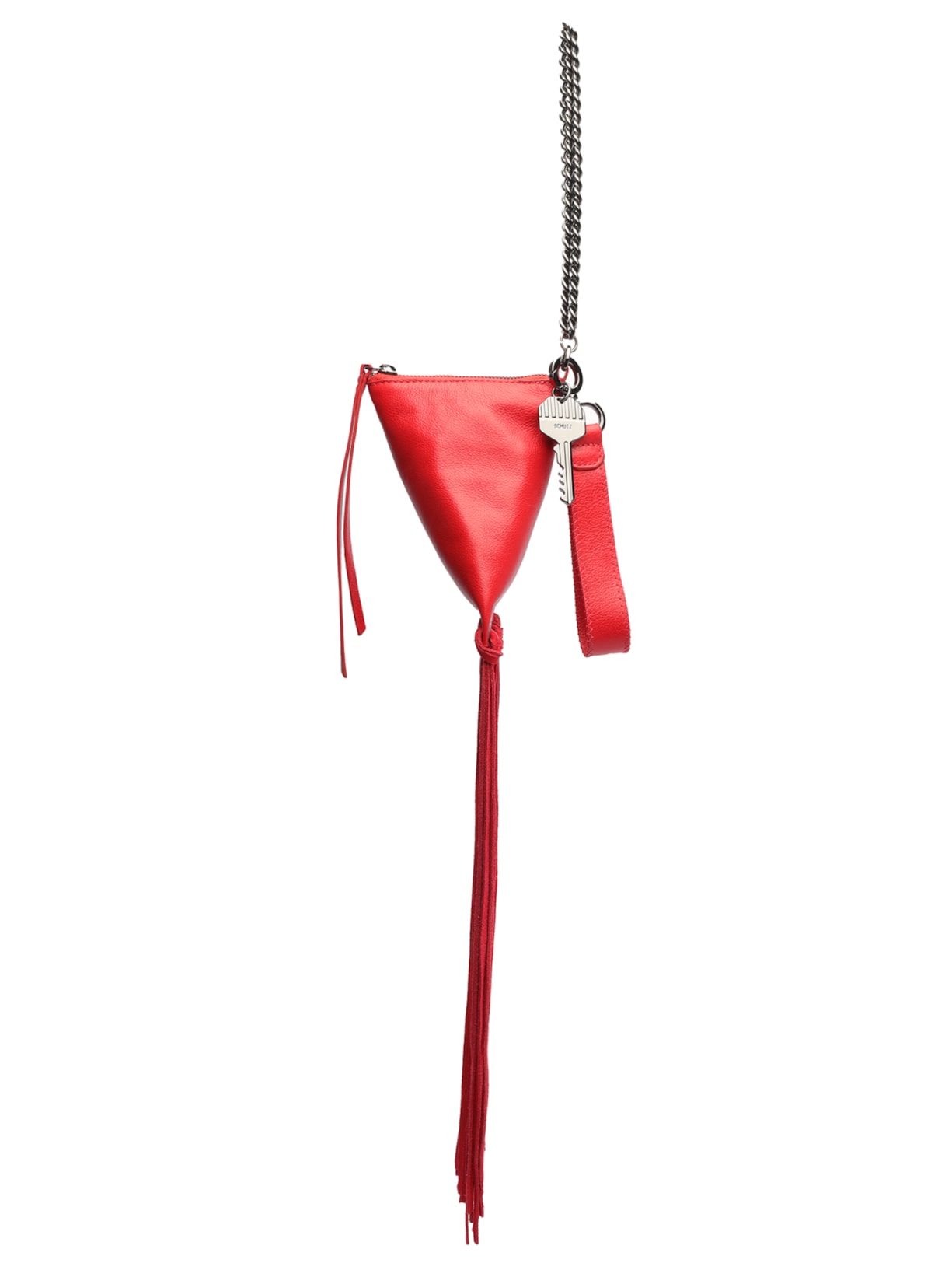 Bolsa Feminina Pequena Napa Glo Camur - Vermelho