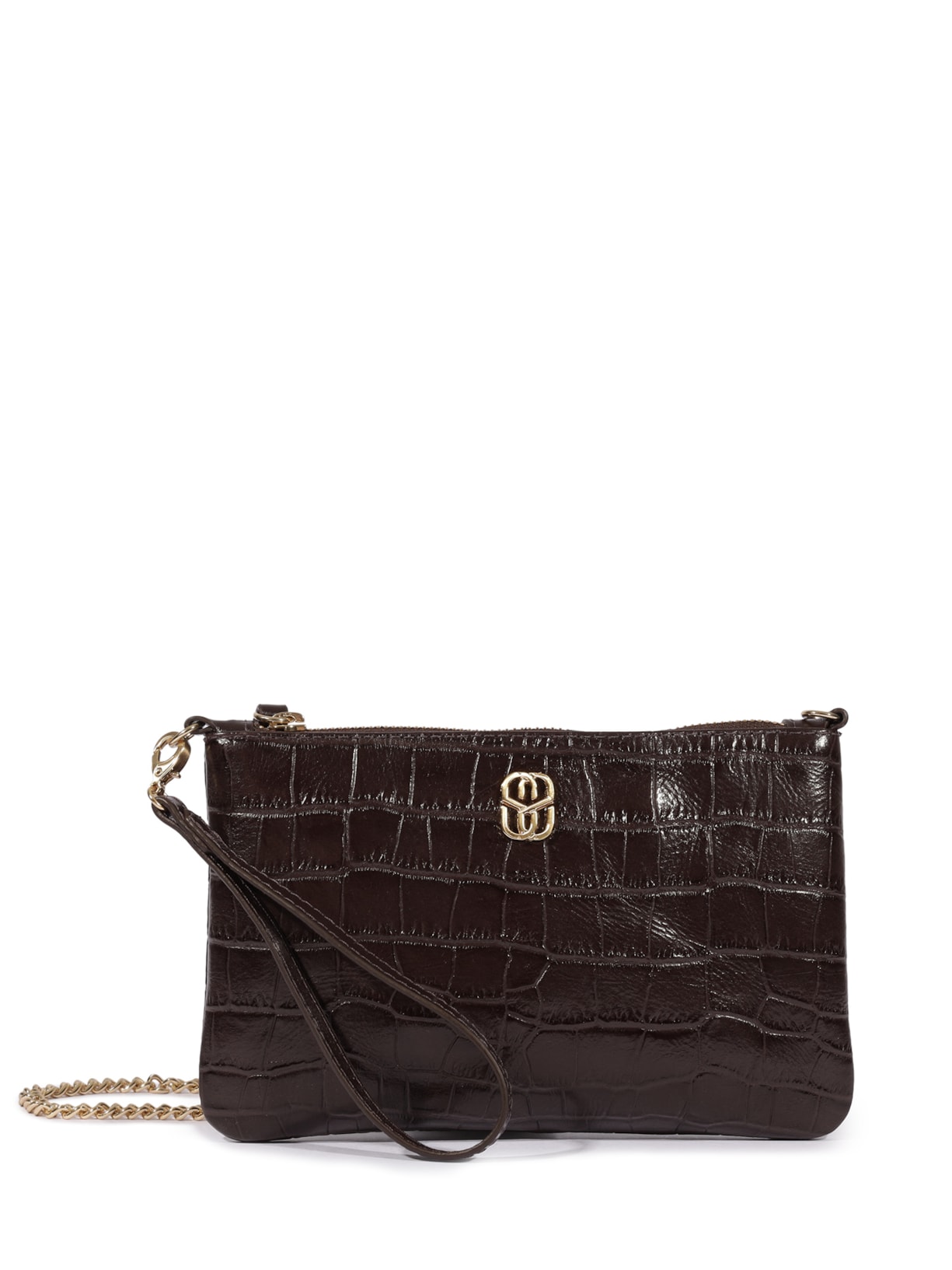 Bolsa Feminina Pequena Napa Marrom Schutz