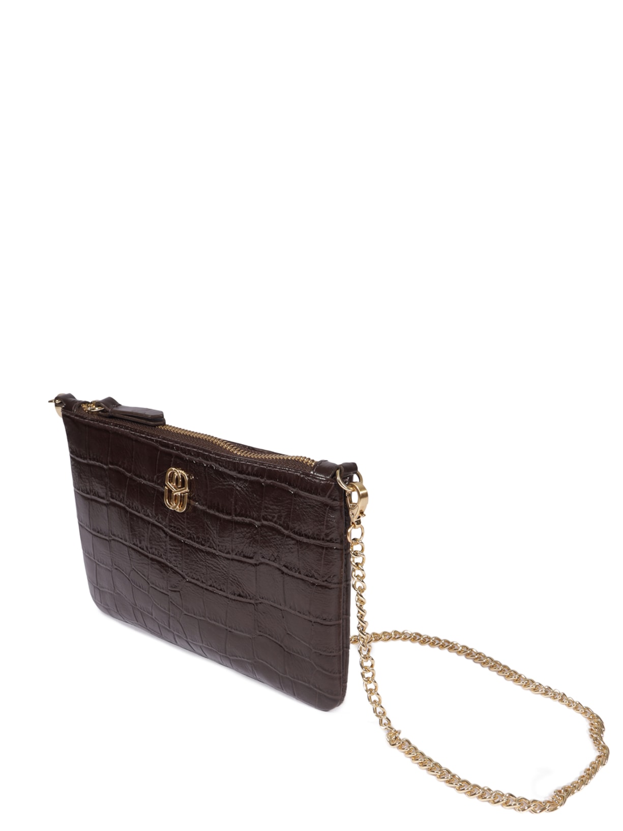 Bolsa Feminina Pequena Napa Marrom Schutz