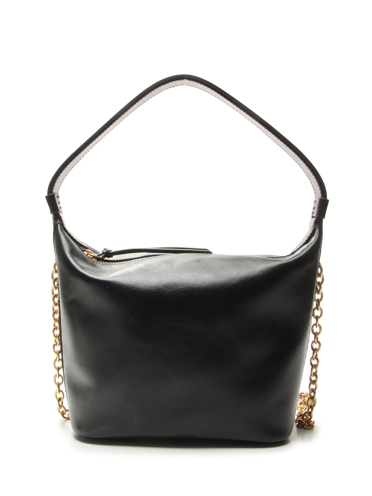 Bolsa Feminina Pequena Napa Oil Preto Vicenza