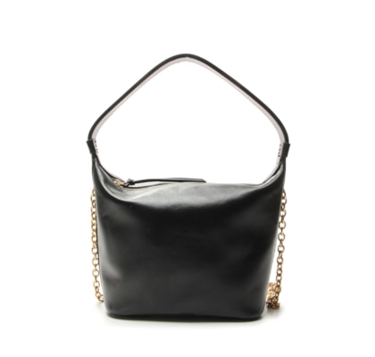 Bolsa Feminina Pequena Napa Oil - Preto