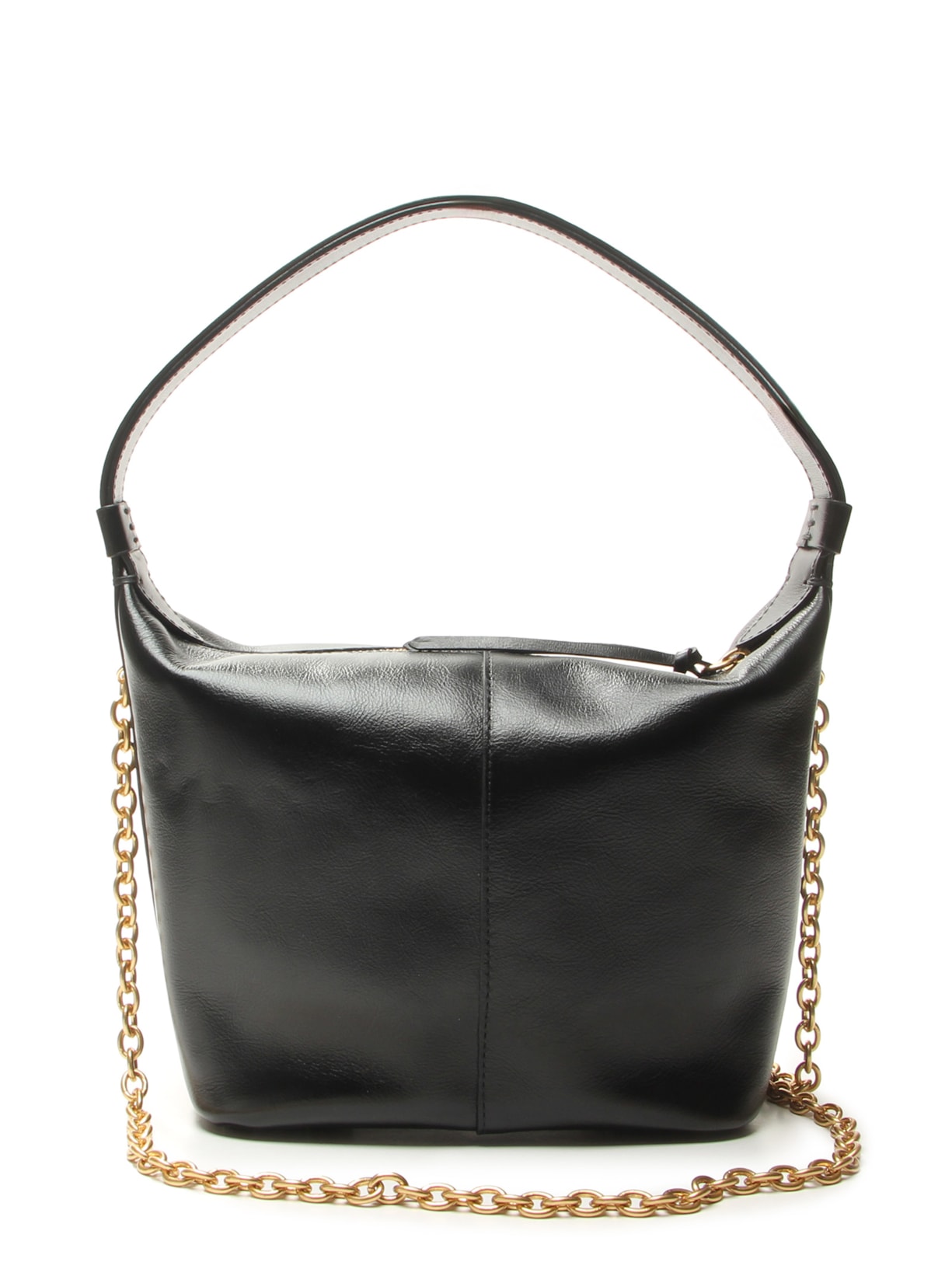 Bolsa Feminina Pequena Napa Oil Preto Vicenza