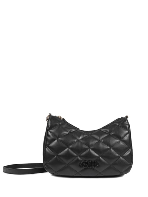 Bolsa Feminina Pequena Napa Paris Tecno - Preto