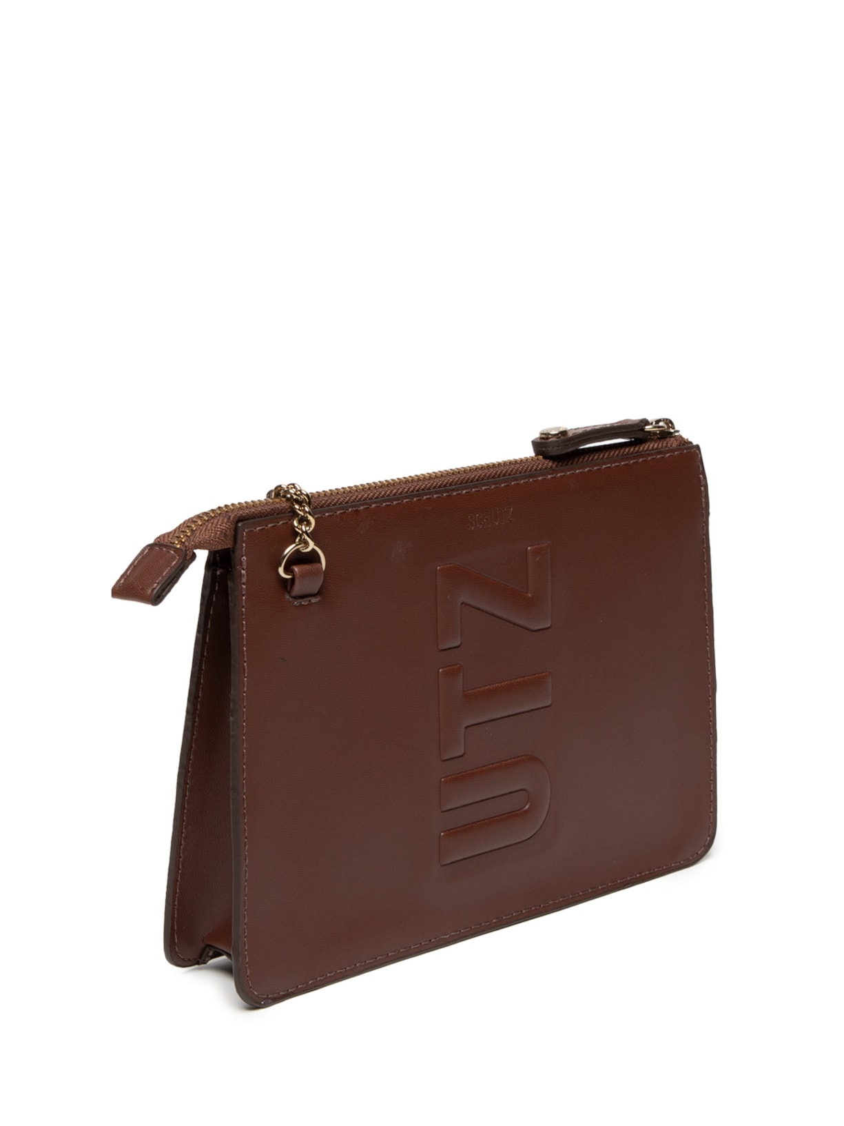 Bolsa Feminina Pequena Napa Premiatto Marrom Schutz