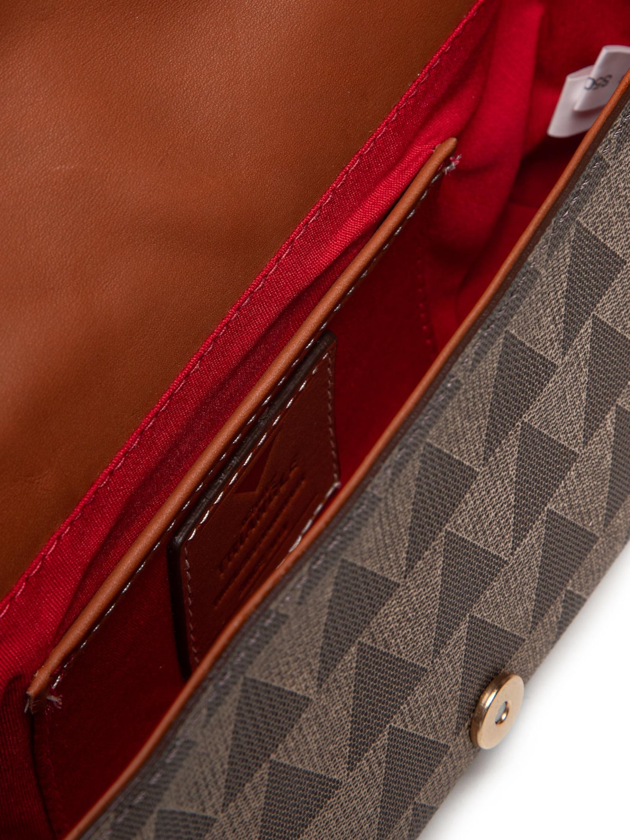 Bolsa Feminina Pequena New Canvas Triangle Madison Nat Cinza Schutz