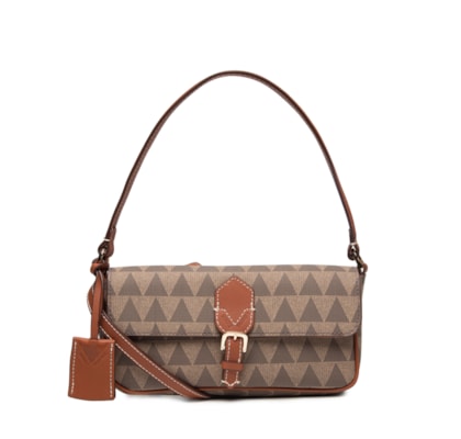 Bolsa Feminina Pequena New Canvas Triangle Madison Nat - Cinza