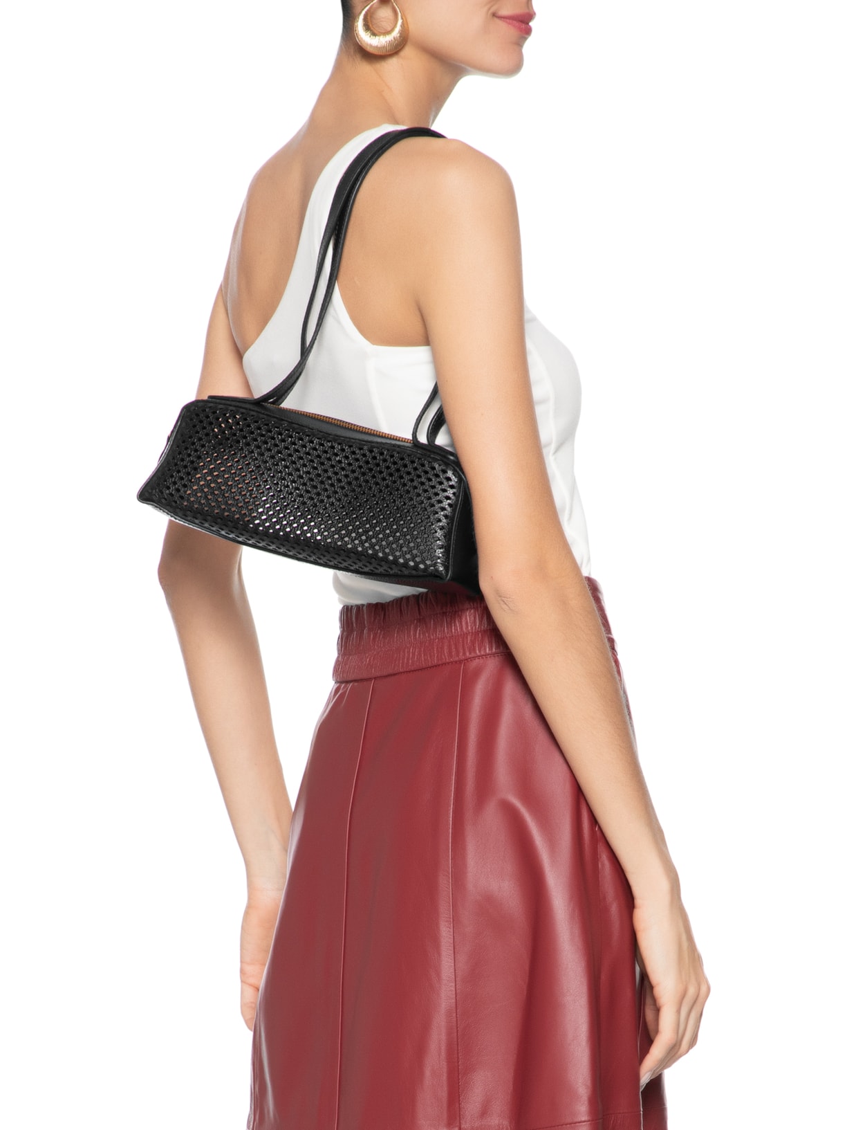 Bolsa Feminina Pequena Panamá Preto Luiza Barcelos