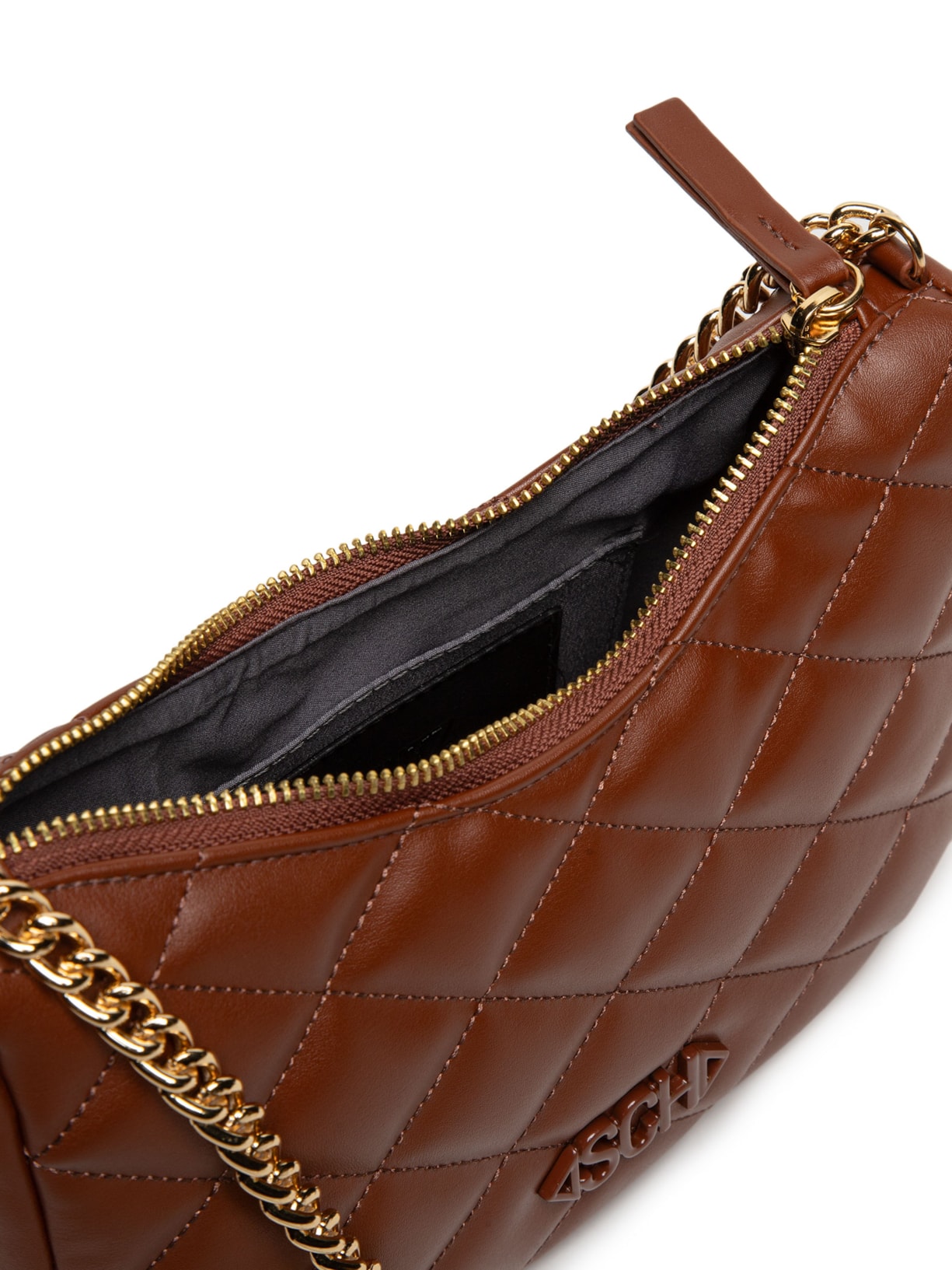 Bolsa Feminina Pequena Paris Tecno Marrom Schutz