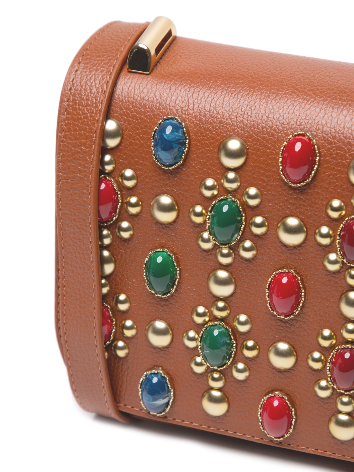 Bolsa Feminina Pequena Pedrarias Marrom Luiza Barcelos