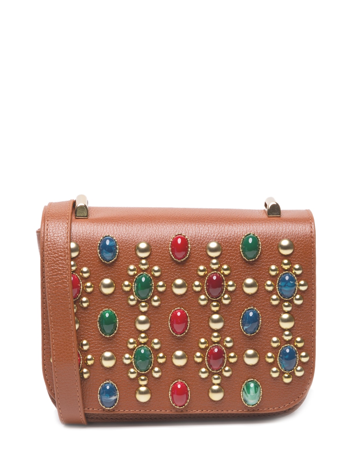 Bolsa Feminina Pequena Pedrarias Marrom Luiza Barcelos