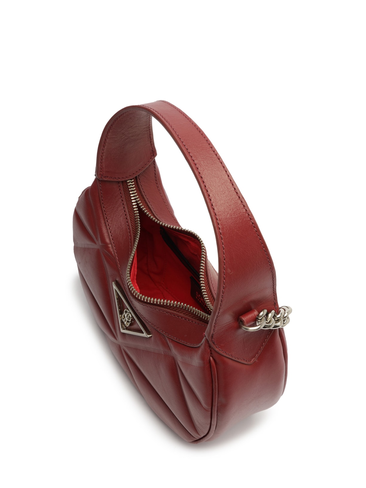 Bolsa Feminina Pequena Poppy Couro Vermelho Schutz